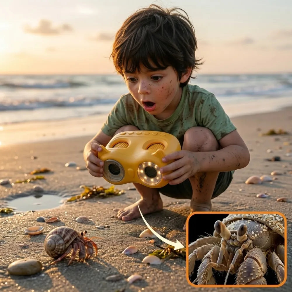 Kit Wildscoper 2-en-1  Microscope + Télescope numérique enfant 4-14 ans · 100 missions offertes