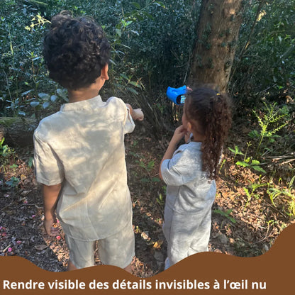 Kit Wildscoper 2-en-1  Microscope + Télescope numérique enfant 4-14 ans · 100 missions offertes